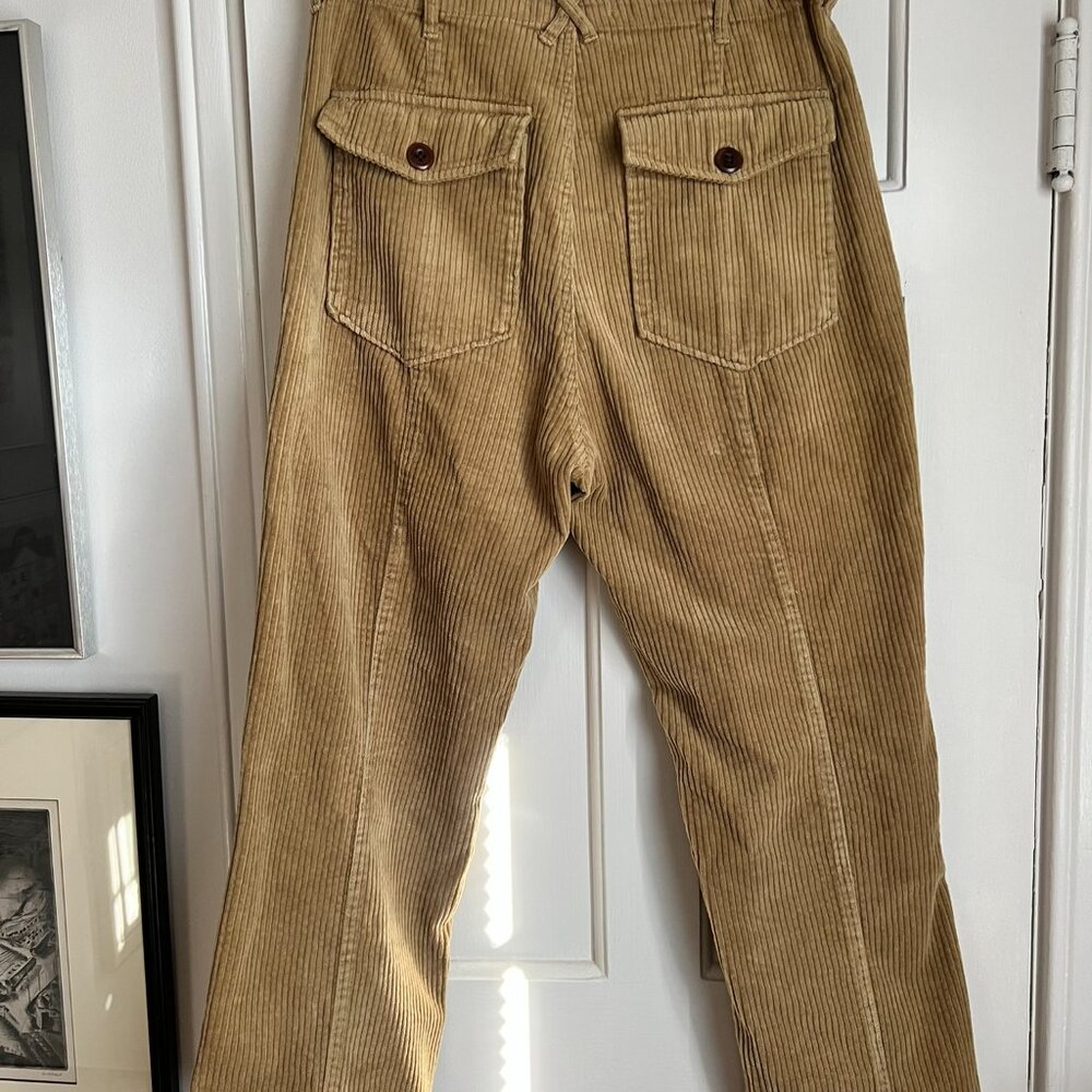 Alex Mill Neil Straight Leg Corduroy Pants, Women's, Sz 8 in Warm Wheat - Picture 5 of 5
